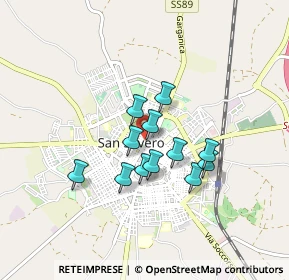 Mappa Via Volturno, 71016 San Severo FG, Italia (0.66417)