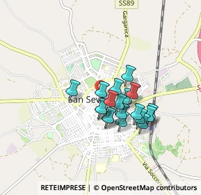 Mappa Via Volturno, 71016 San Severo FG, Italia (0.66)