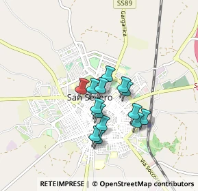 Mappa Via Volturno, 71016 San Severo FG, Italia (0.65714)