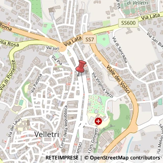 Mappa Via Garibaldi Menotti, 36, 00049 Velletri, Roma (Lazio)