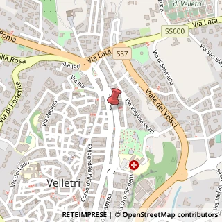 Mappa Via Menotti Garibaldi, 45/49, 00049 Velletri, Roma (Lazio)