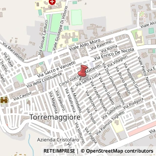 Mappa Via Bezzecca, 11, 71017 Torremaggiore, Foggia (Puglia)