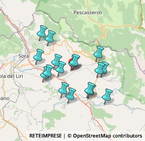 Mappa Via Casa Giamosca, 03041 Alvito FR, Italia (6.25353)