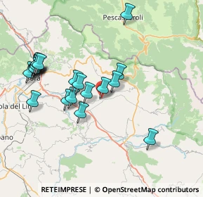 Mappa Via Casa Giamosca, 03041 Alvito FR, Italia (8.209)