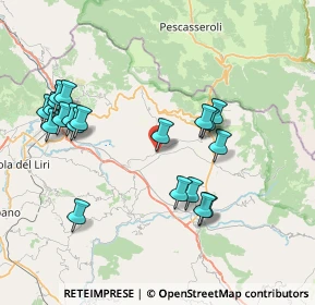 Mappa Via Casa Giamosca, 03041 Alvito FR, Italia (8.6455)