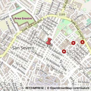 Mappa Corso Giuseppe Garibaldi, 116, 71016 San Severo, Foggia (Puglia)