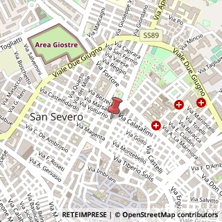 Mappa Corso Giuseppe Garibaldi, 106, 71016 San Severo, Foggia (Puglia)