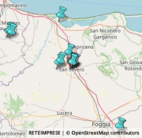Mappa Via Dionisio, 71016 San Severo FG, Italia (15.20571)