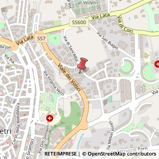 Mappa Via Artemisia Mammucari, 26, 00049 Velletri, Roma (Lazio)