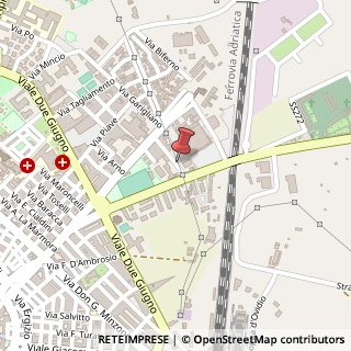 Mappa Via Donato Cicerale, 42, 71016 San Severo, Foggia (Puglia)