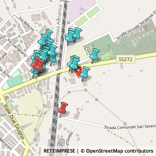 Mappa S.S. 272 Km 0, 71016 San Severo FG, Italia (0.24615)