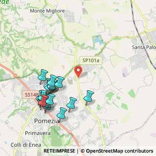 Mappa Km 23, 00071 Pomezia RM, Italia (2.3535)