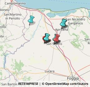 Mappa Via Milazzo, 71017 Torremaggiore FG, Italia (7.91417)