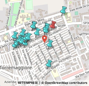 Mappa Via Milazzo, 71017 Torremaggiore FG, Italia (0.235)