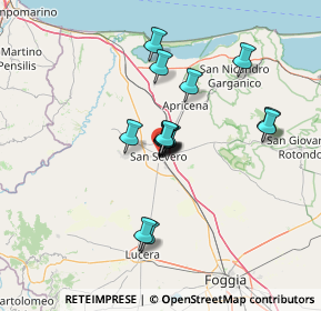 Mappa Viale due Giugno, 71016 San Severo FG, Italia (10.71733)