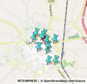 Mappa Via Enrico Fraccacreta, 71016 San Severo FG, Italia (0.52909)