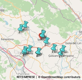 Mappa Via Giovanni Campano, 03029 Veroli FR, Italia (6.82)