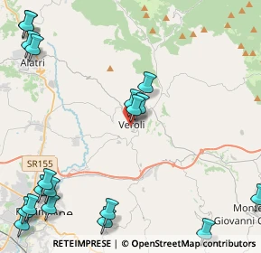 Mappa Via Giovanni Campano, 03029 Veroli FR, Italia (6.7675)