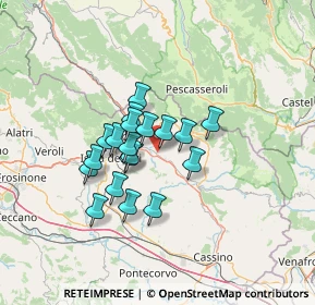 Mappa Via Cona, 03030 Posta Fibreno FR, Italia (10.37421)