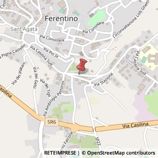 Mappa Via Ascolana, 5, 03013 Ferentino, Frosinone (Lazio)