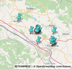 Mappa Ferentino, 03023 Ferentino FR, Italia (4.61688)