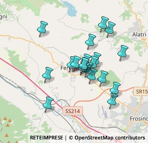 Mappa Ferentino, 03023 Ferentino FR, Italia (2.9755)