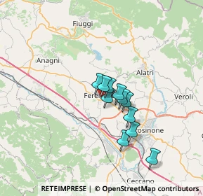 Mappa SP 23, 03013 Ferentino FR, Italia (4.78545)