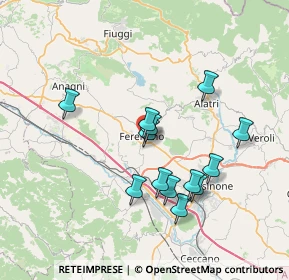 Mappa SP 23, 03013 Ferentino FR, Italia (6.85231)