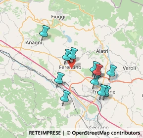 Mappa SP 23, 03013 Ferentino FR, Italia (6.66667)