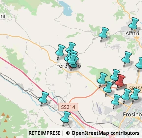 Mappa SP 23, 03013 Ferentino FR, Italia (4.6085)