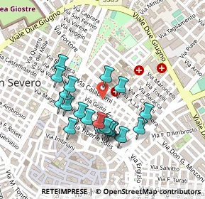 Mappa Via Pastrengo, 71016 San Severo FG, Italia (0.2045)