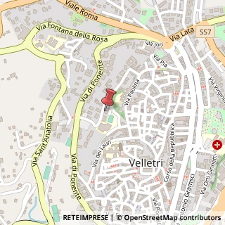 Mappa Via San Giovanni Vecchio, 31, 00049 Velletri, Roma (Lazio)