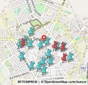 Mappa Corso Antonio Gramsci, 71016 San Severo FG, Italia (0.508)