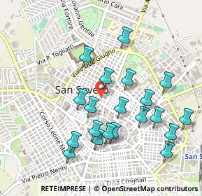 Mappa Via XX Settembre, 71016 San Severo FG, Italia (0.5135)