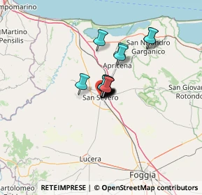 Mappa Corso Antonio Gramsci, 71016 San Severo FG, Italia (6.202)