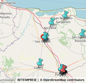 Mappa Via XX Settembre, 71016 San Severo FG, Italia (23.149)