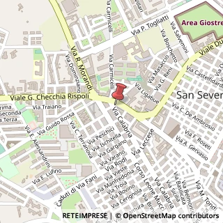 Mappa Viale Checchia Rispoli, 112, 71016 San Severo, Foggia (Puglia)