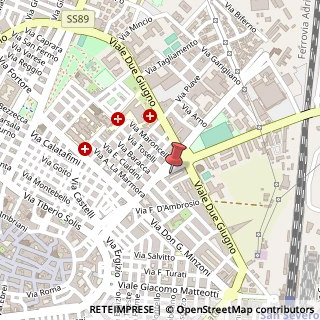 Mappa Via Michele Zannotti, 161, 71016 San Severo, Foggia (Puglia)