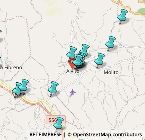 Mappa Via Noletti, 03041 Alvito FR, Italia (2.256)