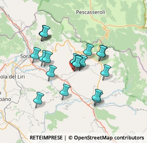 Mappa Via Noletti, 03041 Alvito FR, Italia (6.35526)