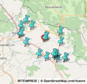Mappa Via Noletti, 03041 Alvito FR, Italia (7.38158)