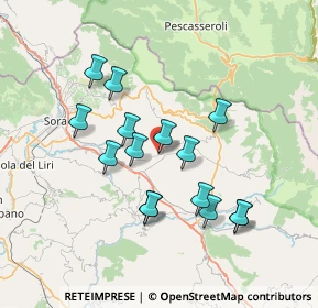 Mappa Via Noletti, 03041 Alvito FR, Italia (6.89933)
