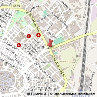 Mappa Via Michele Zannotti, 263, 71016 San Severo, Foggia (Puglia)
