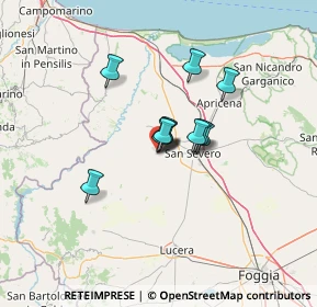 Mappa Piazza della Repubblica, 71017 Torremaggiore FG, Italia (8.34455)