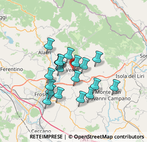 Mappa Viale 28 Ottobre, 03029 Veroli FR, Italia (5.78842)