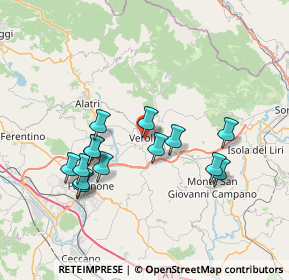 Mappa Viale 28 Ottobre, 03029 Veroli FR, Italia (7.24714)