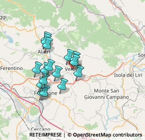 Mappa Viale 28 Ottobre, 03029 Veroli FR, Italia (6.20938)
