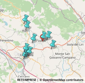 Mappa Viale 28 Ottobre, 03029 Veroli FR, Italia (6.57)