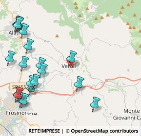 Mappa Viale 28 Ottobre, 03029 Veroli FR, Italia (5.9675)