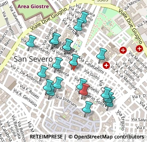 Mappa Corso Giuseppe Garibaldi, 71016 San Severo FG, Italia (0.232)